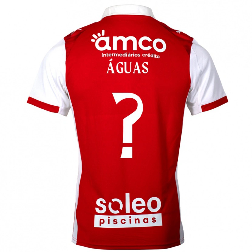 Danxen Men Diogo Águas #0 Red White Home Jersey 2025/26 T-Shirt