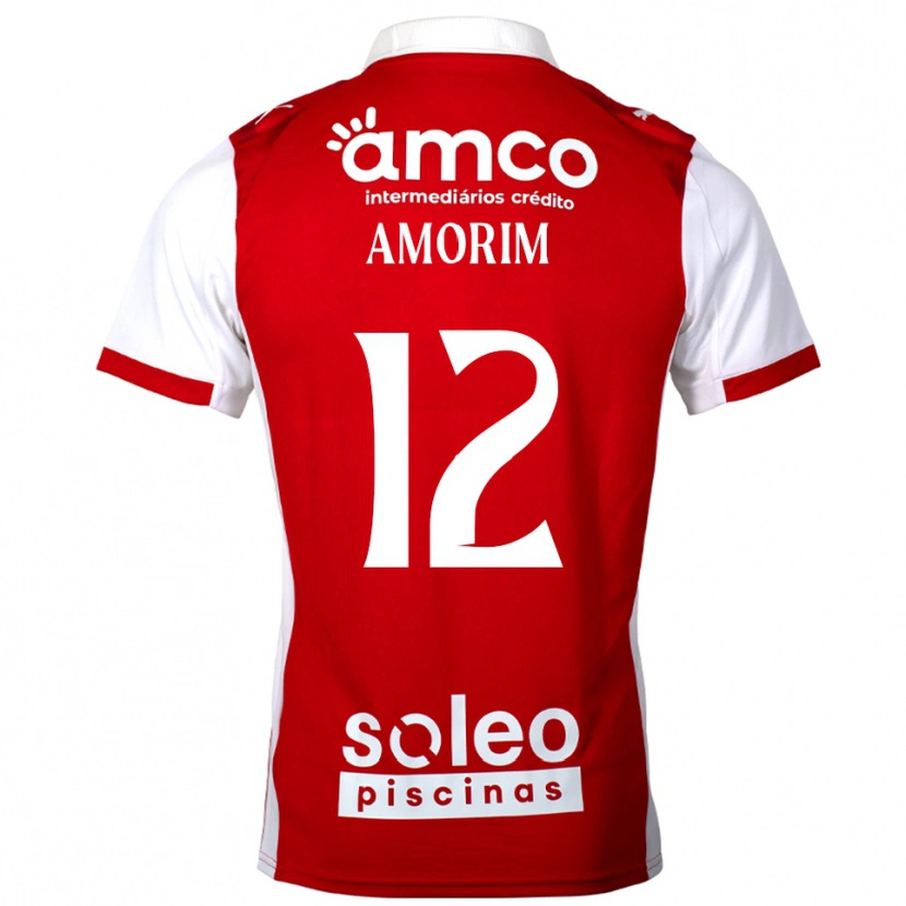 Danxen Men Renato Amorim #12 Red White Home Jersey 2025/26 T-Shirt