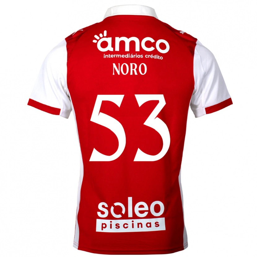Danxen Men Jonatás Noro #53 Red White Home Jersey 2025/26 T-Shirt