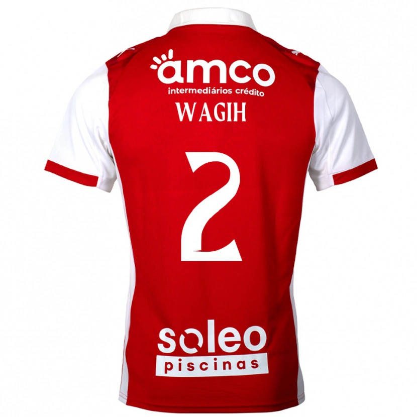 Danxen Men Youssef Wagih #2 Red White Home Jersey 2025/26 T-Shirt