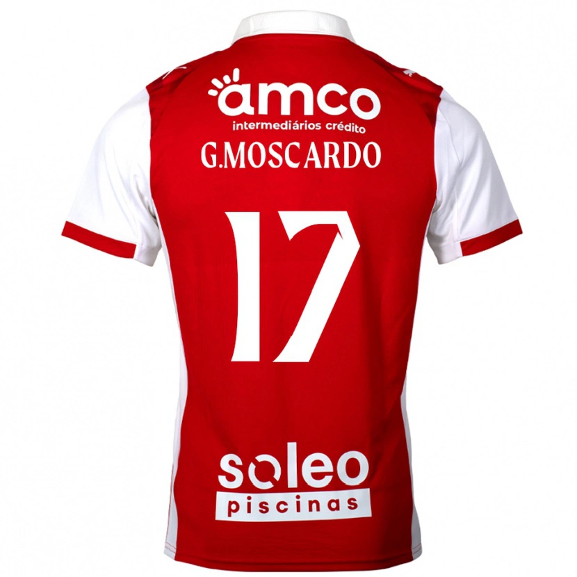 Danxen Men Gabriel Moscardo #17 Red White Home Jersey 2025/26 T-Shirt