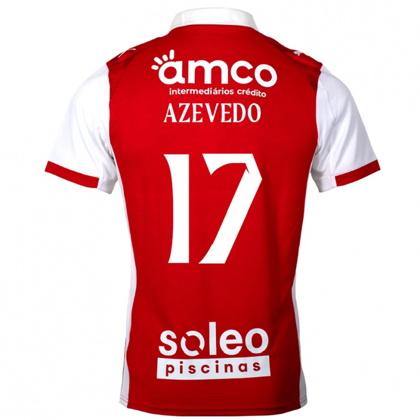 Danxen Men Mariana Azevedo #17 Red White Home Jersey 2025/26 T-Shirt