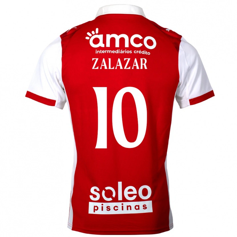 Danxen Men Rodrigo Zalazar #10 Red White Home Jersey 2025/26 T-Shirt