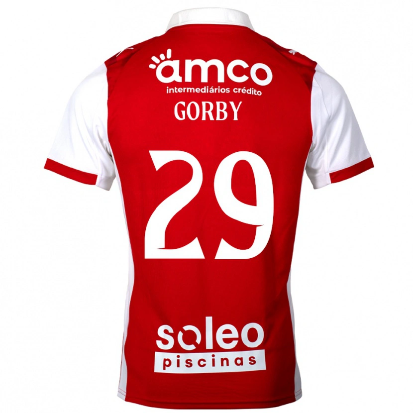 Danxen Men Gorby #29 Red White Home Jersey 2025/26 T-Shirt