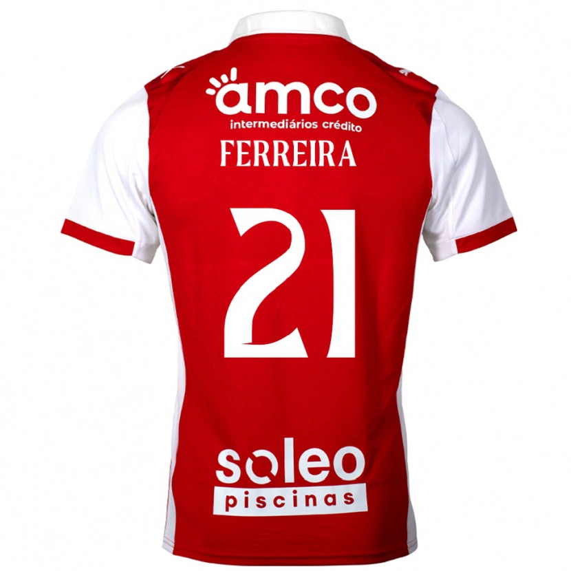 Danxen Men Ana Carolina Ferreira #21 Red White Home Jersey 2025/26 T-Shirt
