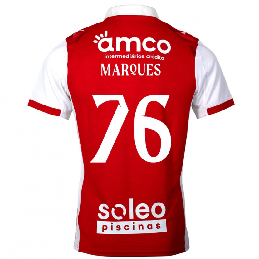 Danxen Men Tomás Marques #76 Red White Home Jersey 2025/26 T-Shirt