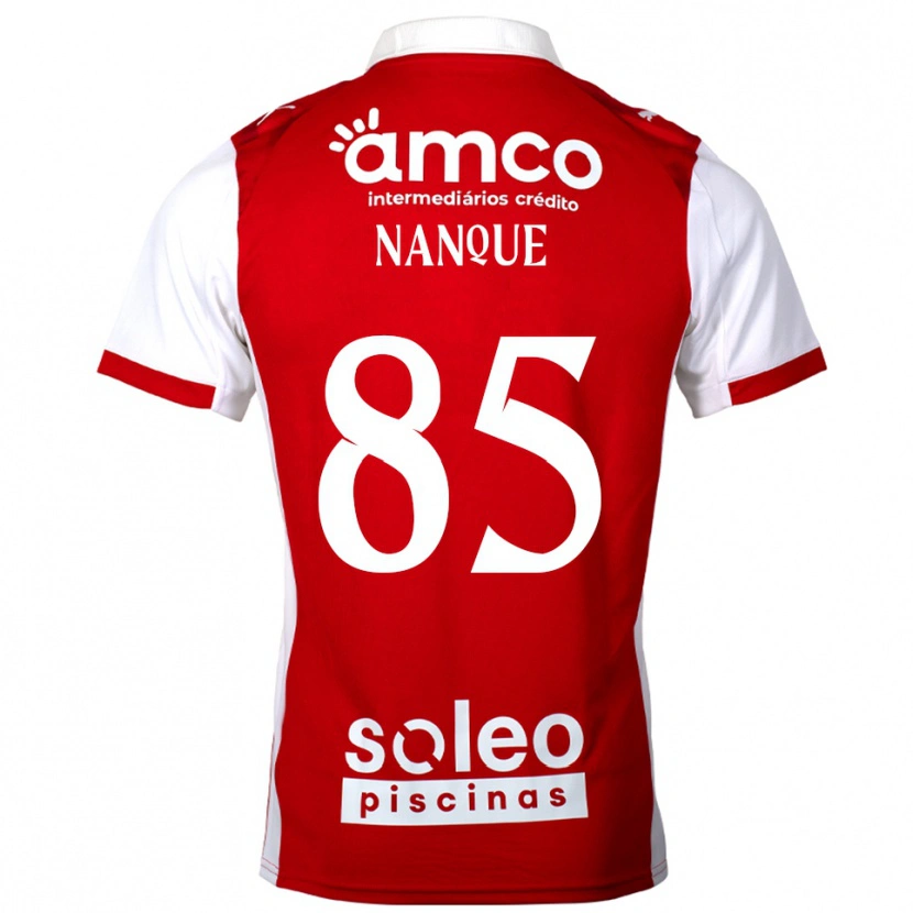 Danxen Men Edgar Nanque #85 Red White Home Jersey 2025/26 T-Shirt