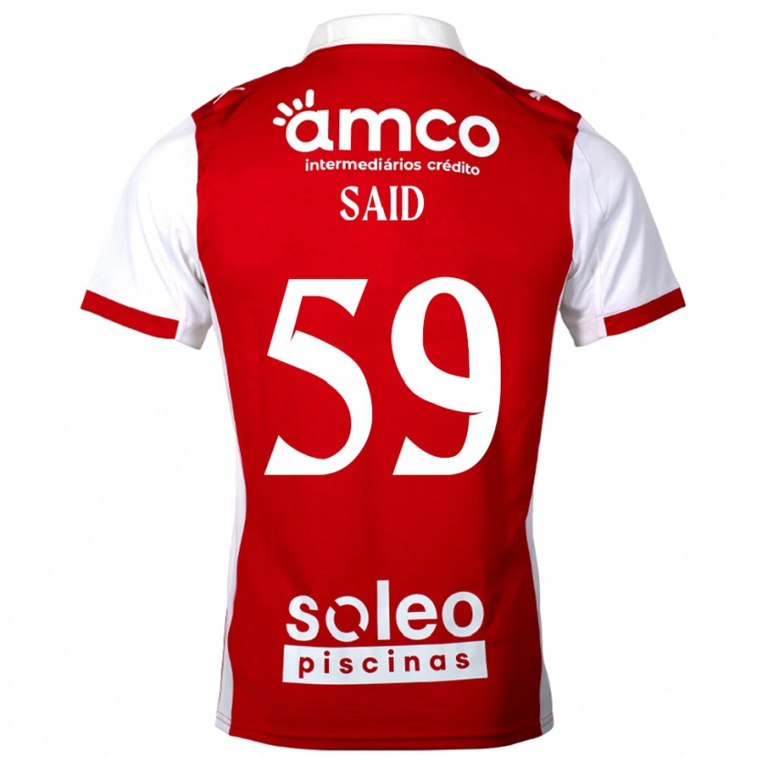 Danxen Men Yan Said #59 Red White Home Jersey 2025/26 T-Shirt