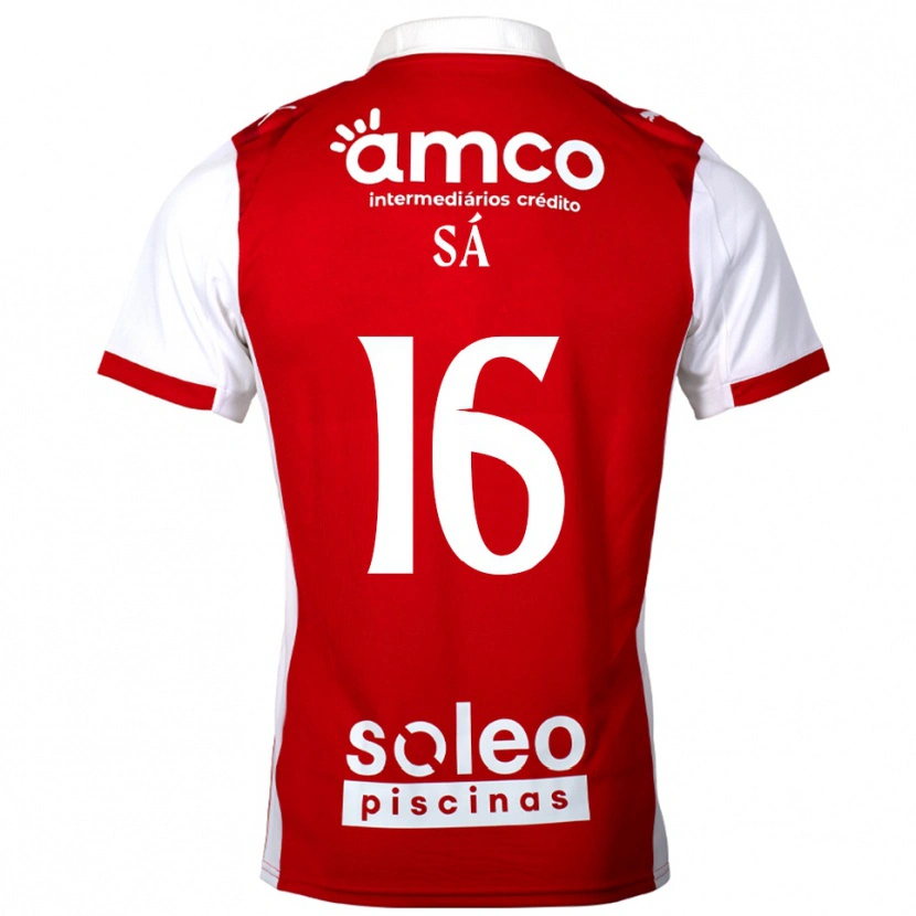 Danxen Men Manuel Sá #16 Red White Home Jersey 2025/26 T-Shirt
