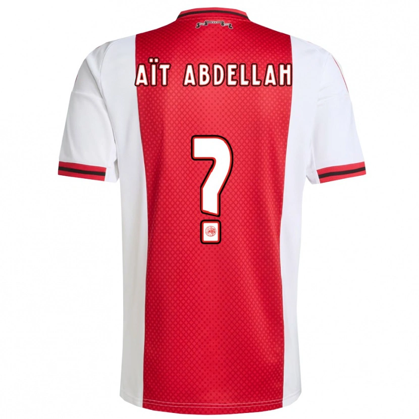 Danxen Men Waleed Aït Abdellah #0 Red White Home Jersey 2025/26 T-Shirt