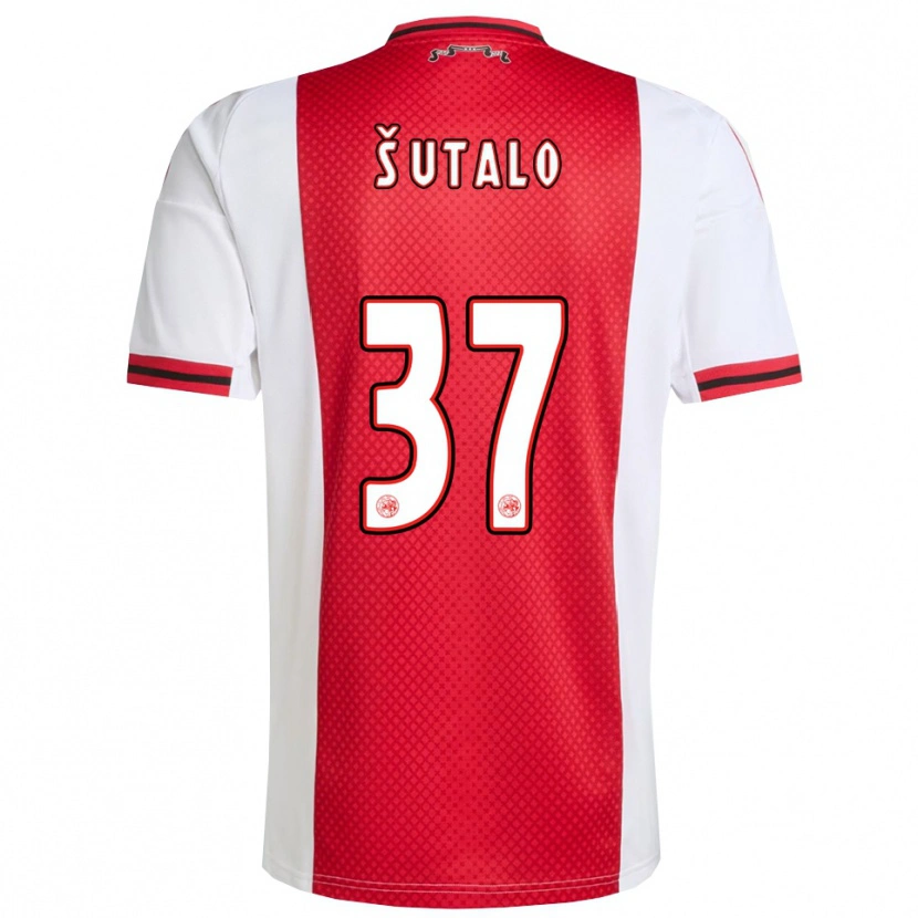 Danxen Men Josip Šutalo #37 Red White Home Jersey 2025/26 T-Shirt