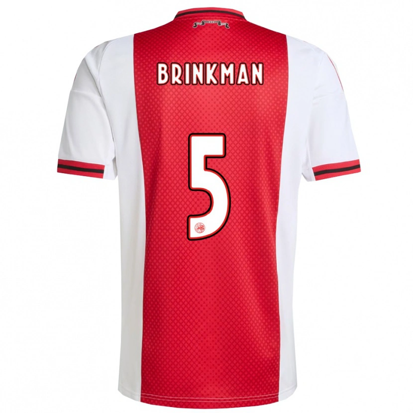 Danxen Men Tim Brinkman #5 Red White Home Jersey 2025/26 T-Shirt