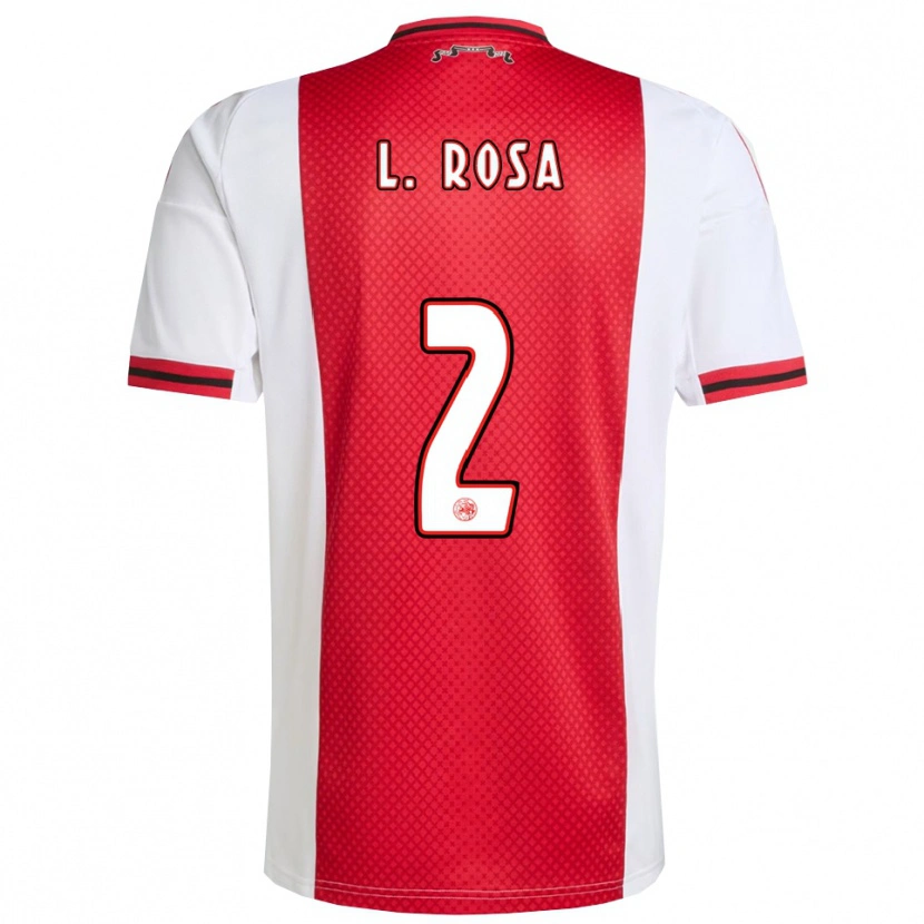 Danxen Men Lucas Rosa #2 Red White Home Jersey 2025/26 T-Shirt