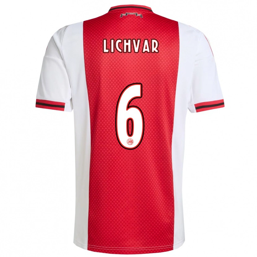 Danxen Men Roman Lichvar #6 Red White Home Jersey 2025/26 T-Shirt