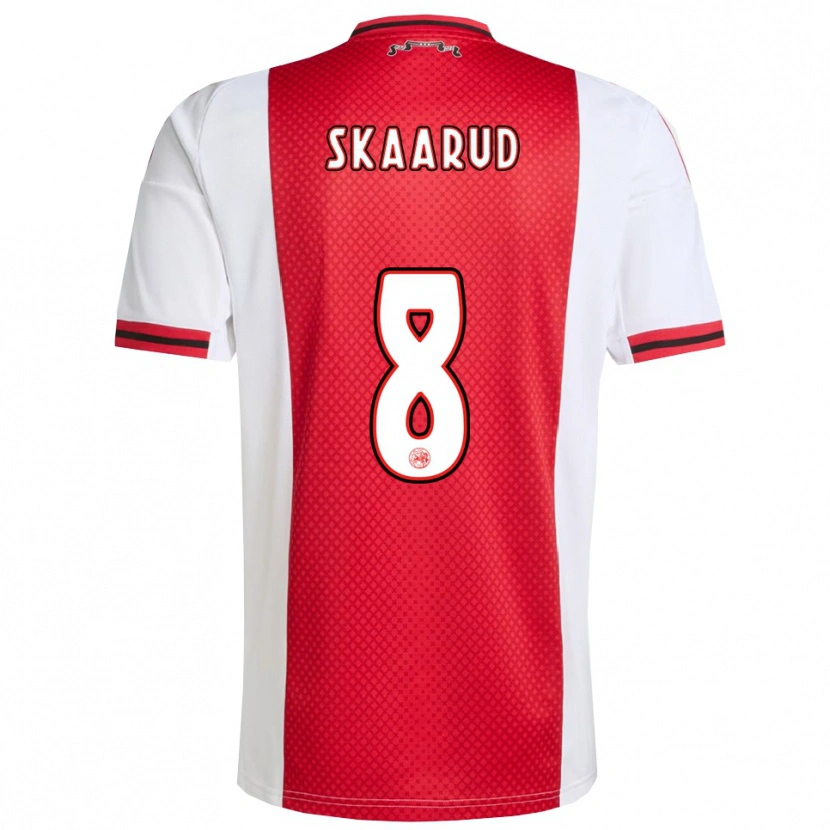 Danxen Men Daniel Skaarud #8 Red White Home Jersey 2025/26 T-Shirt