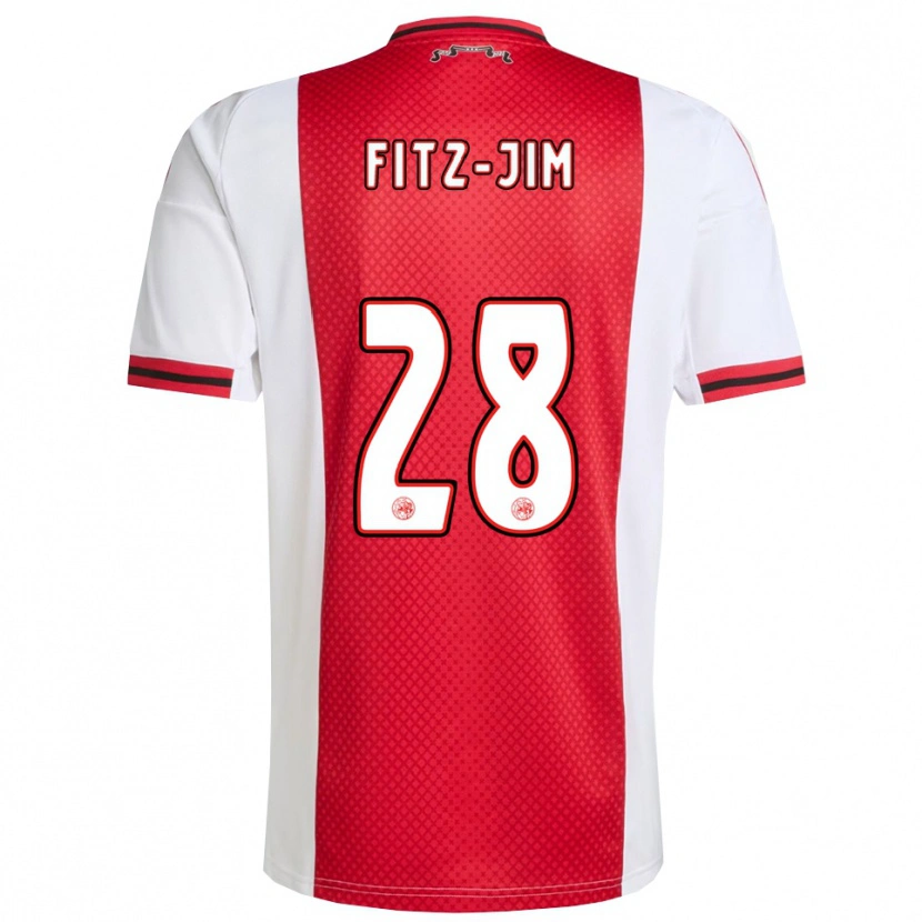 Danxen Men Kian Fitz-Jim #28 Red White Home Jersey 2025/26 T-Shirt