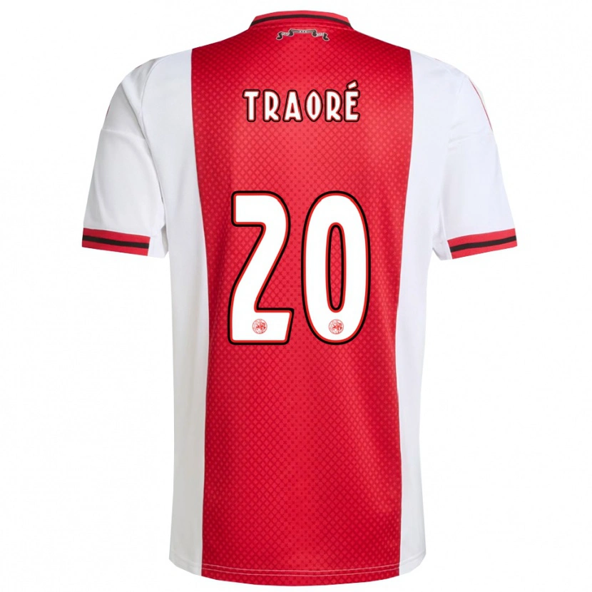 Danxen Men Bertrand Traoré #20 Red White Home Jersey 2025/26 T-Shirt