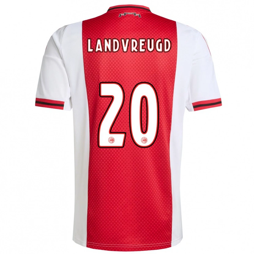 Danxen Men Nafairon Landvreugd #20 Red White Home Jersey 2025/26 T-Shirt