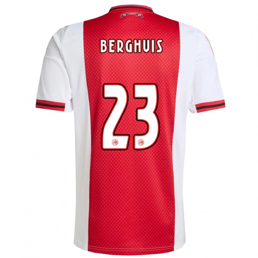 Danxen Men Steven Berghuis #23 Red White Home Jersey 2025/26 T-Shirt