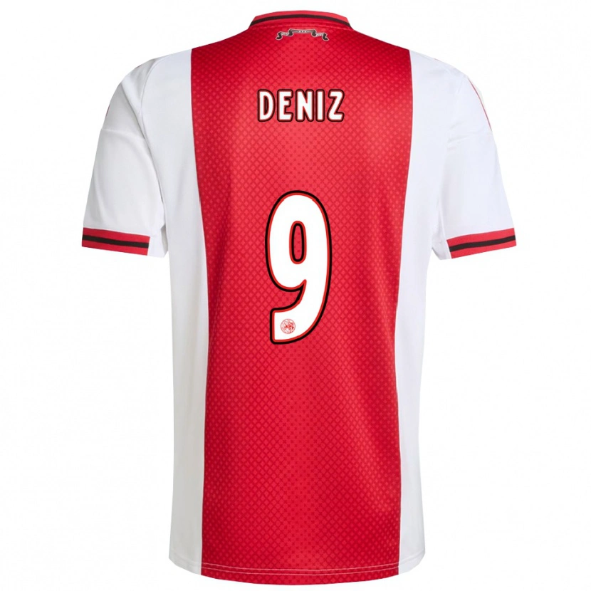 Danxen Men Esad Deniz #9 Red White Home Jersey 2025/26 T-Shirt