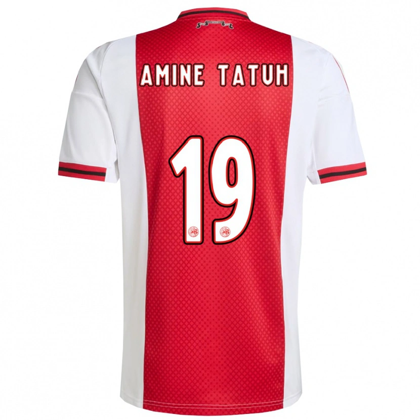 Danxen Men Mohammed Amine Tatuh #19 Red White Home Jersey 2025/26 T-Shirt