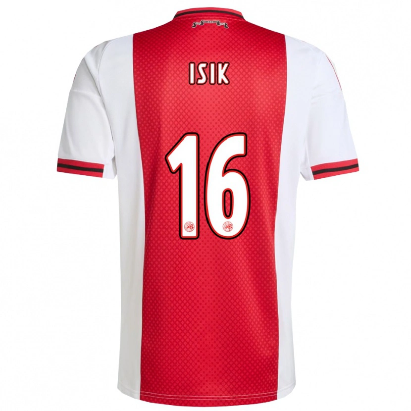 Danxen Men Enes Işık #16 Red White Home Jersey 2025/26 T-Shirt