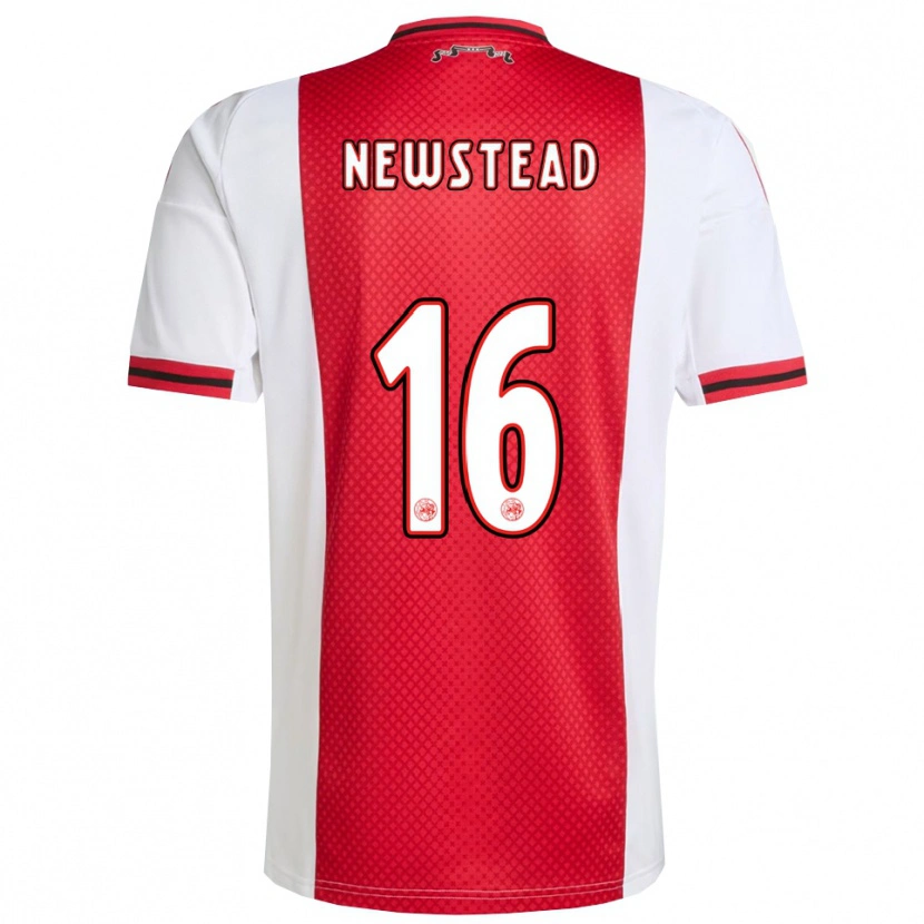 Danxen Men Xander Newstead #16 Red White Home Jersey 2025/26 T-Shirt