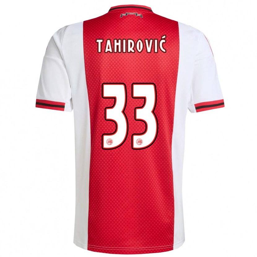 Danxen Men Benjamin Tahirovic #33 Red White Home Jersey 2025/26 T-Shirt