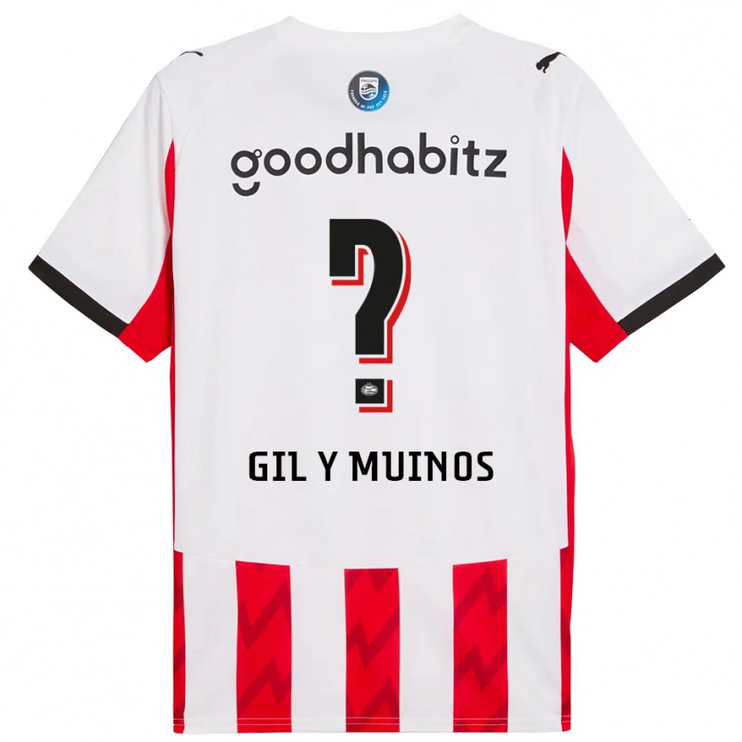 Danxen Men Yael Gil Y Muinos #0 Red White Home Jersey 2025/26 T-Shirt