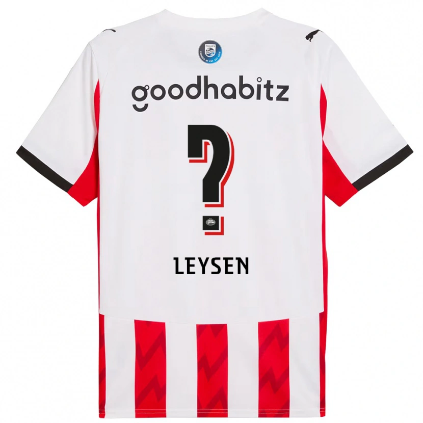 Danxen Men Fedde Leysen #0 Red White Home Jersey 2025/26 T-Shirt