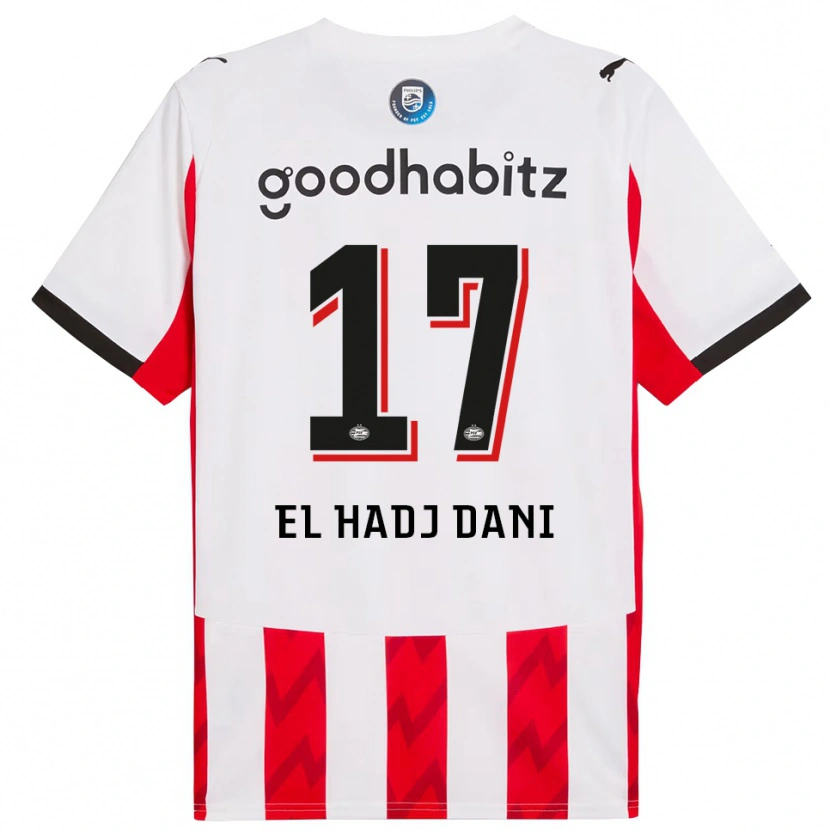 Danxen Men Soudais El Hadj Dani #17 Red White Home Jersey 2025/26 T-Shirt