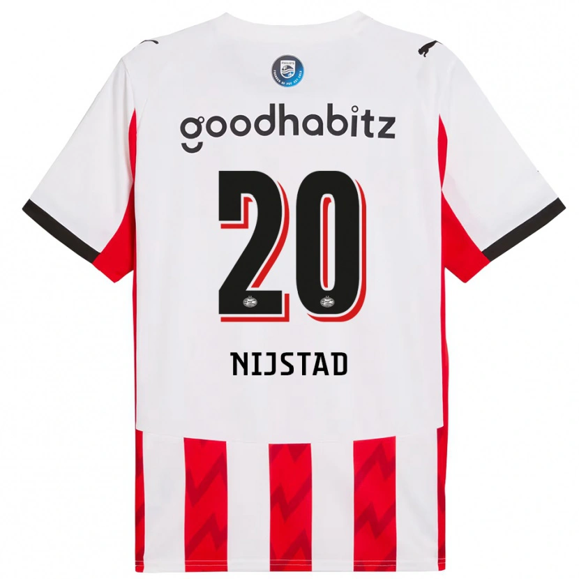 Danxen Men Nina Nijstad #20 Red White Home Jersey 2025/26 T-Shirt