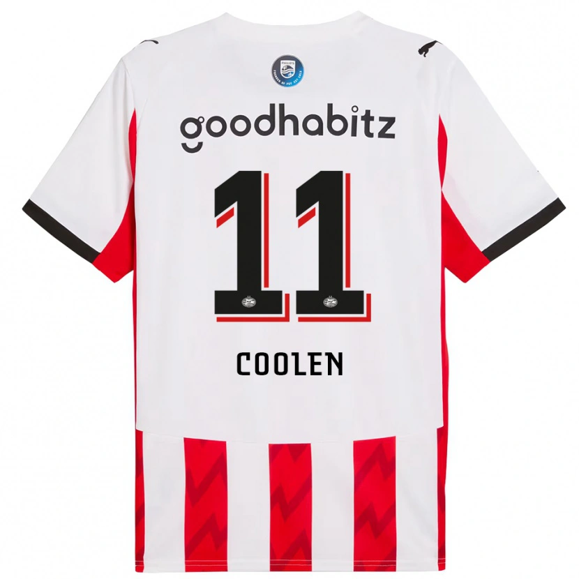 Danxen Men Nadia Coolen #11 Red White Home Jersey 2025/26 T-Shirt