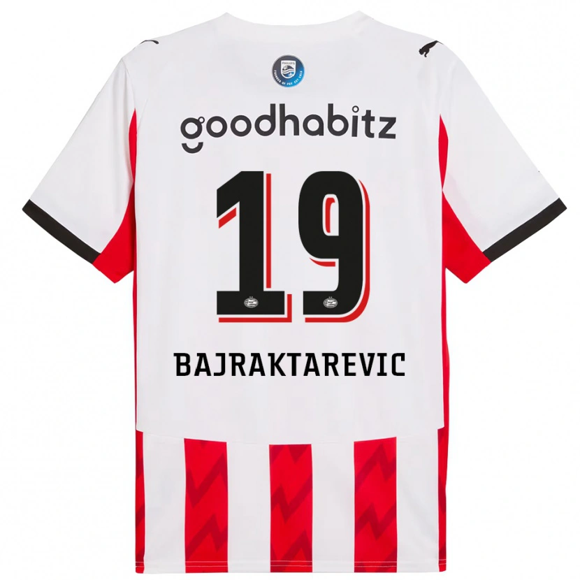 Danxen Men Esmir Bajraktarević #19 Red White Home Jersey 2025/26 T-Shirt