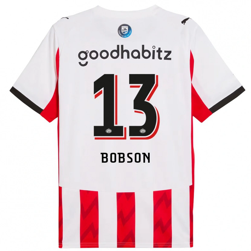 Danxen Men Ersien Bobson #13 Red White Home Jersey 2025/26 T-Shirt