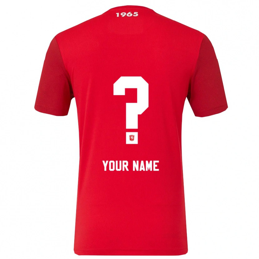 Danxen Men Your Name #0 Red White Home Jersey 2025/26 T-Shirt