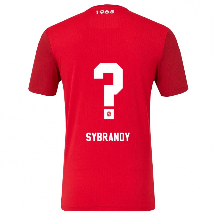 Danxen Men Sander Sybrandy #0 Red White Home Jersey 2025/26 T-Shirt