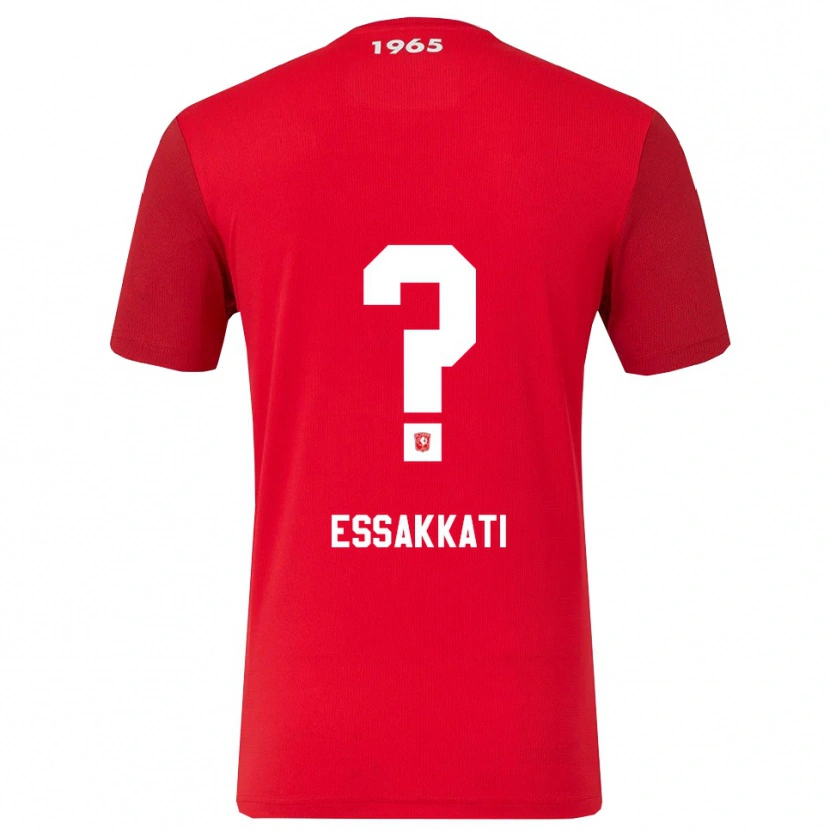 Danxen Men Mohamed Essakkati #0 Red White Home Jersey 2025/26 T-Shirt