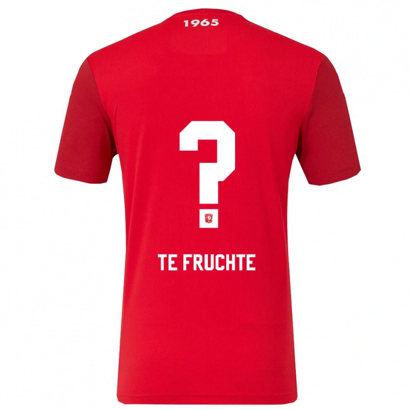Danxen Men Jonah Te Fruchte #0 Red White Home Jersey 2025/26 T-Shirt