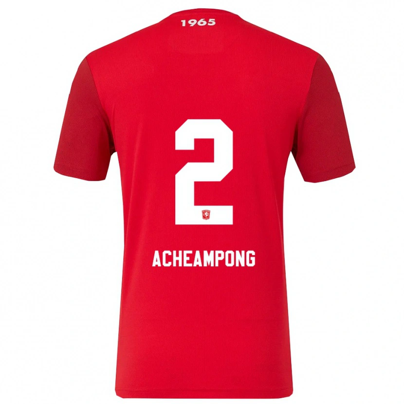 Danxen Men Sage Acheampong #2 Red White Home Jersey 2025/26 T-Shirt
