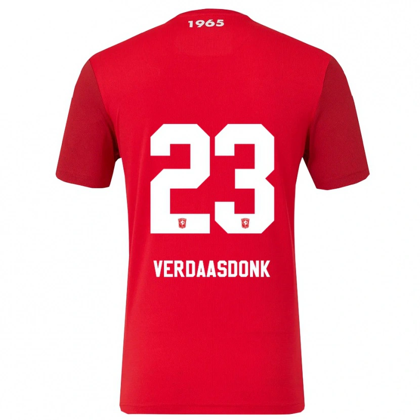 Danxen Men Suus Verdaasdonk #23 Red White Home Jersey 2025/26 T-Shirt