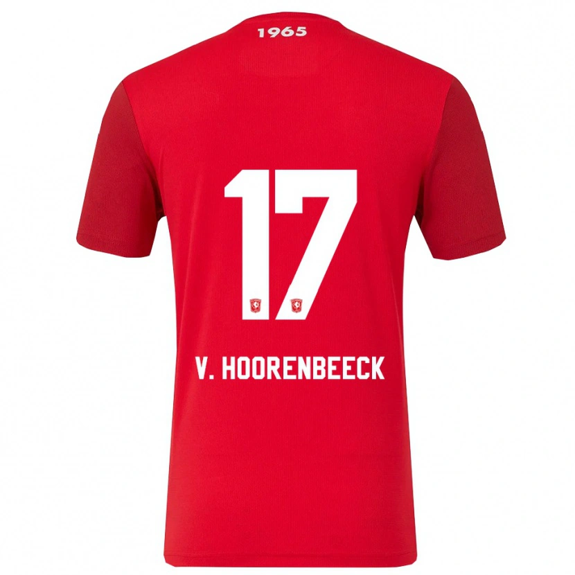 Danxen Men Alec Van Hoorenbeeck #17 Red White Home Jersey 2025/26 T-Shirt