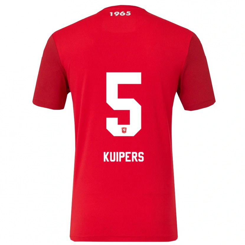 Danxen Men Bas Kuipers #5 Red White Home Jersey 2025/26 T-Shirt
