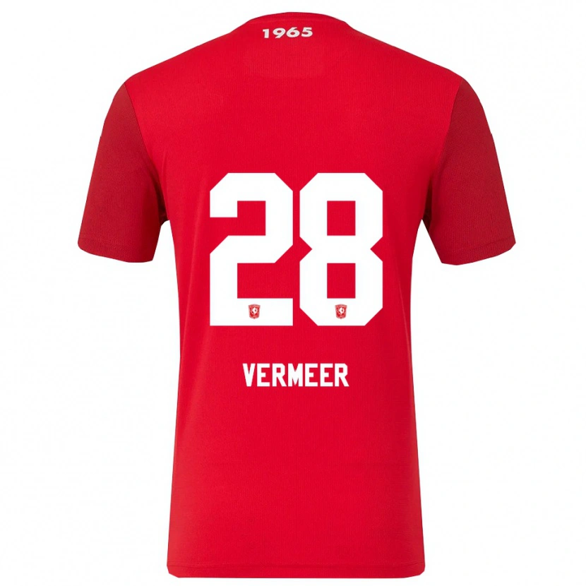 Danxen Men Sofie Rianne Vermeer #28 Red White Home Jersey 2025/26 T-Shirt