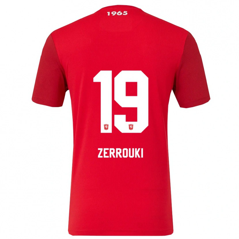Danxen Men Ramiz Zerrouki #19 Red White Home Jersey 2025/26 T-Shirt