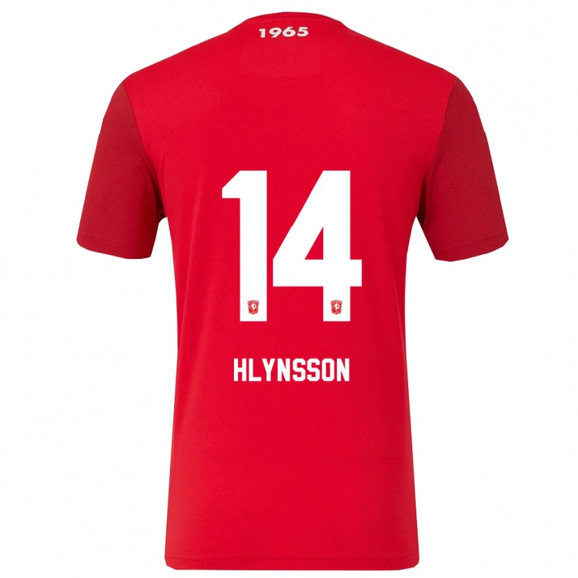 Danxen Men Kristian Hlynsson #14 Red White Home Jersey 2025/26 T-Shirt