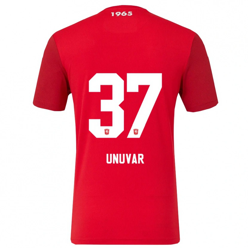 Danxen Men Naci Ünüvar #37 Red White Home Jersey 2025/26 T-Shirt