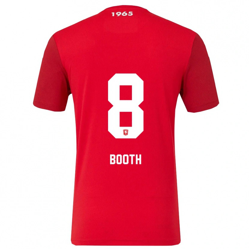 Danxen Men Taylor Booth #8 Red White Home Jersey 2025/26 T-Shirt