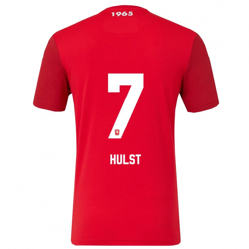 Danxen Men Charlotte Hulst #7 Red White Home Jersey 2025/26 T-Shirt