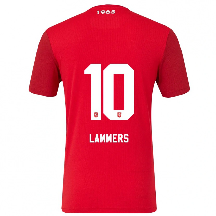 Danxen Men Sam Lammers #10 Red White Home Jersey 2025/26 T-Shirt